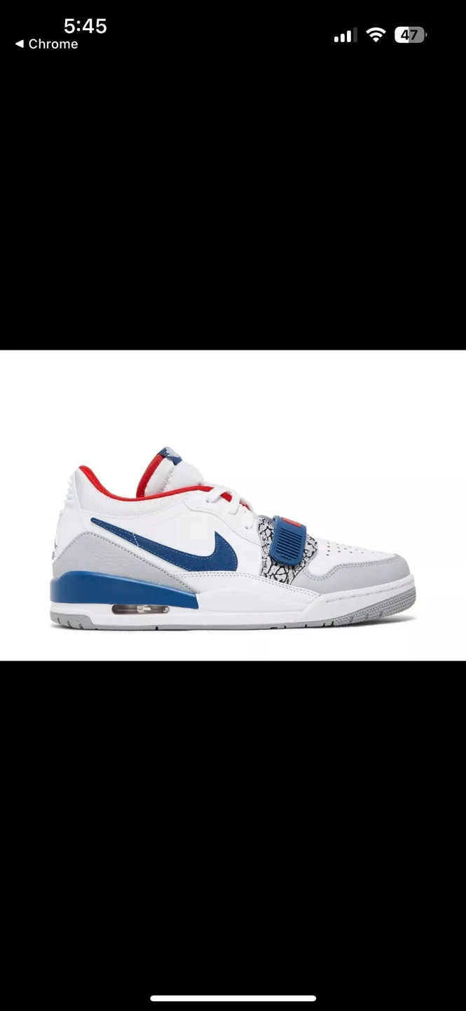 Nike Air Jordan Legacy 312 Low White Blue Grey Men Sneakers 13US image indicator(7)