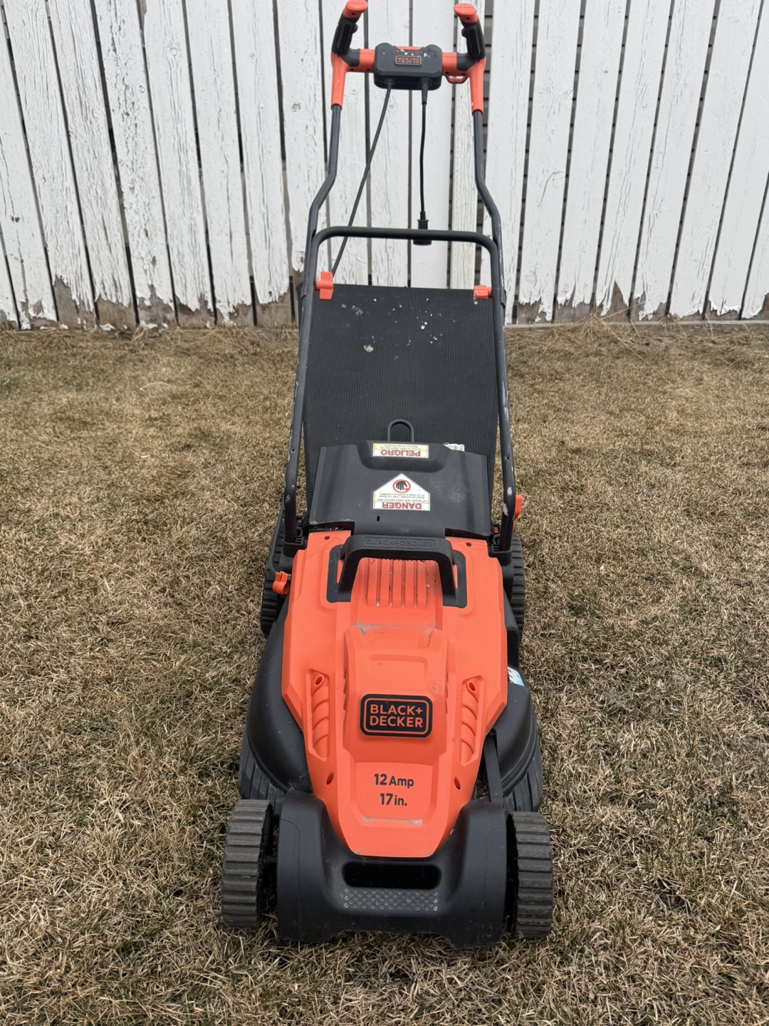 Black+Decker 12 Amp 17-inch Corded Lawn Mower - photo 4