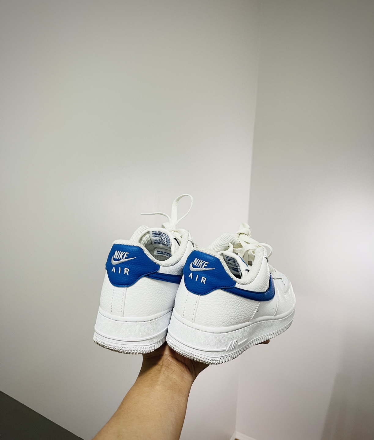 Nike Air Force 1 '07 White Game Royal Blue - photo 2