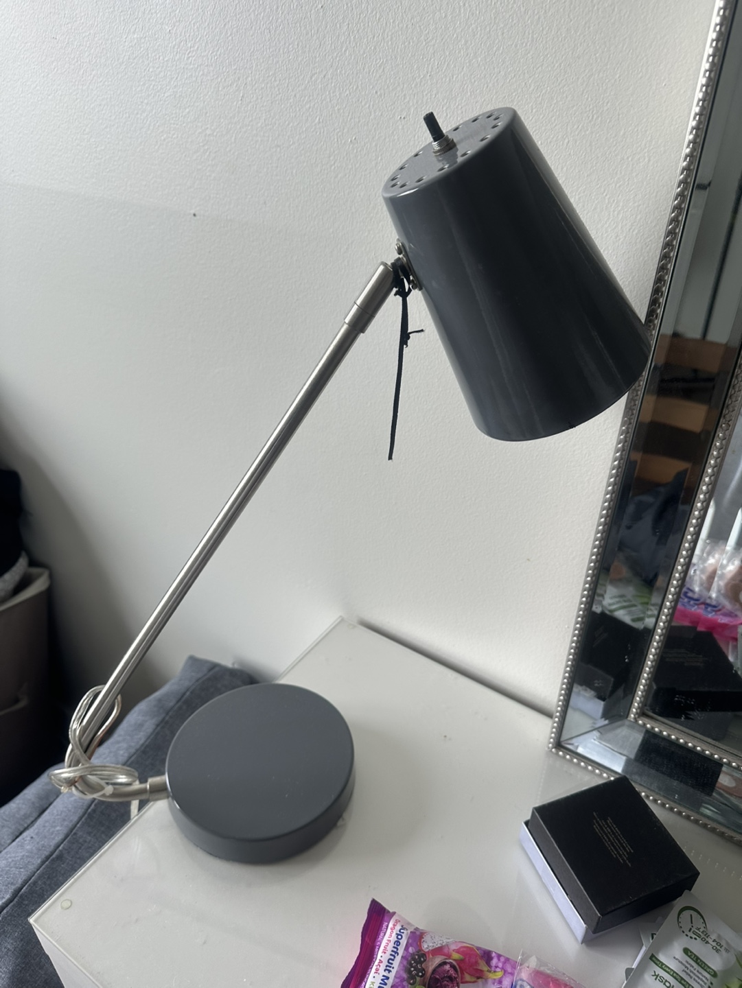 Grey Metal Desk Lamp - photo 2