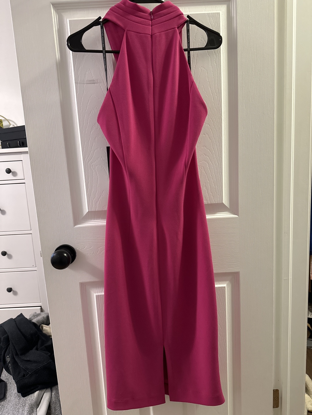 Rachel Roy fuchsia halter midi dress size small - photo 4