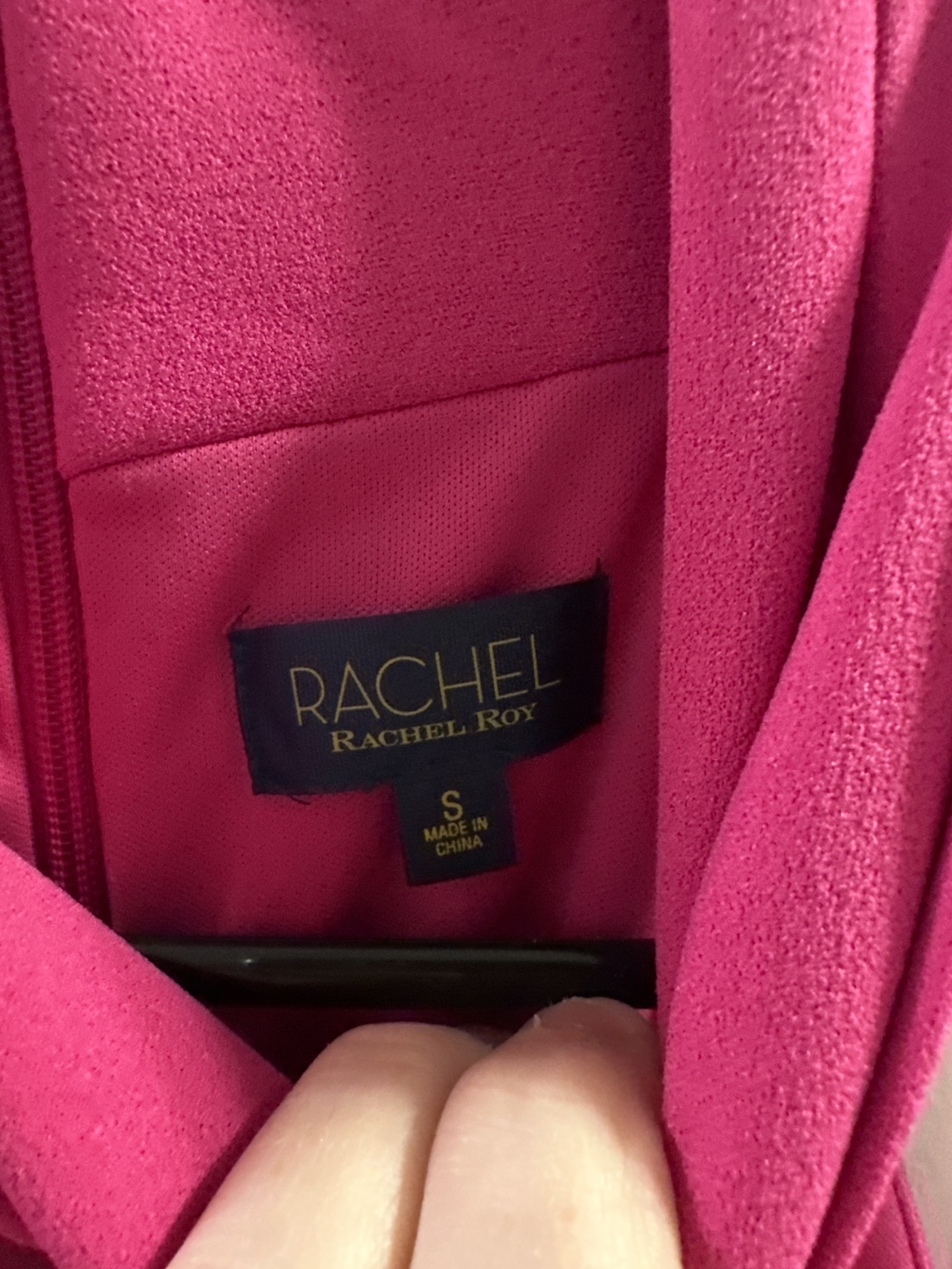 Rachel Roy fuchsia halter midi dress size small - photo 3