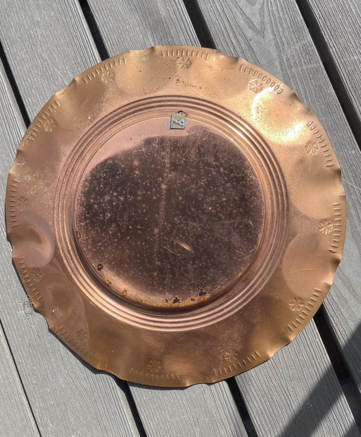 Vintage Copper Wall Plaque - photo 2