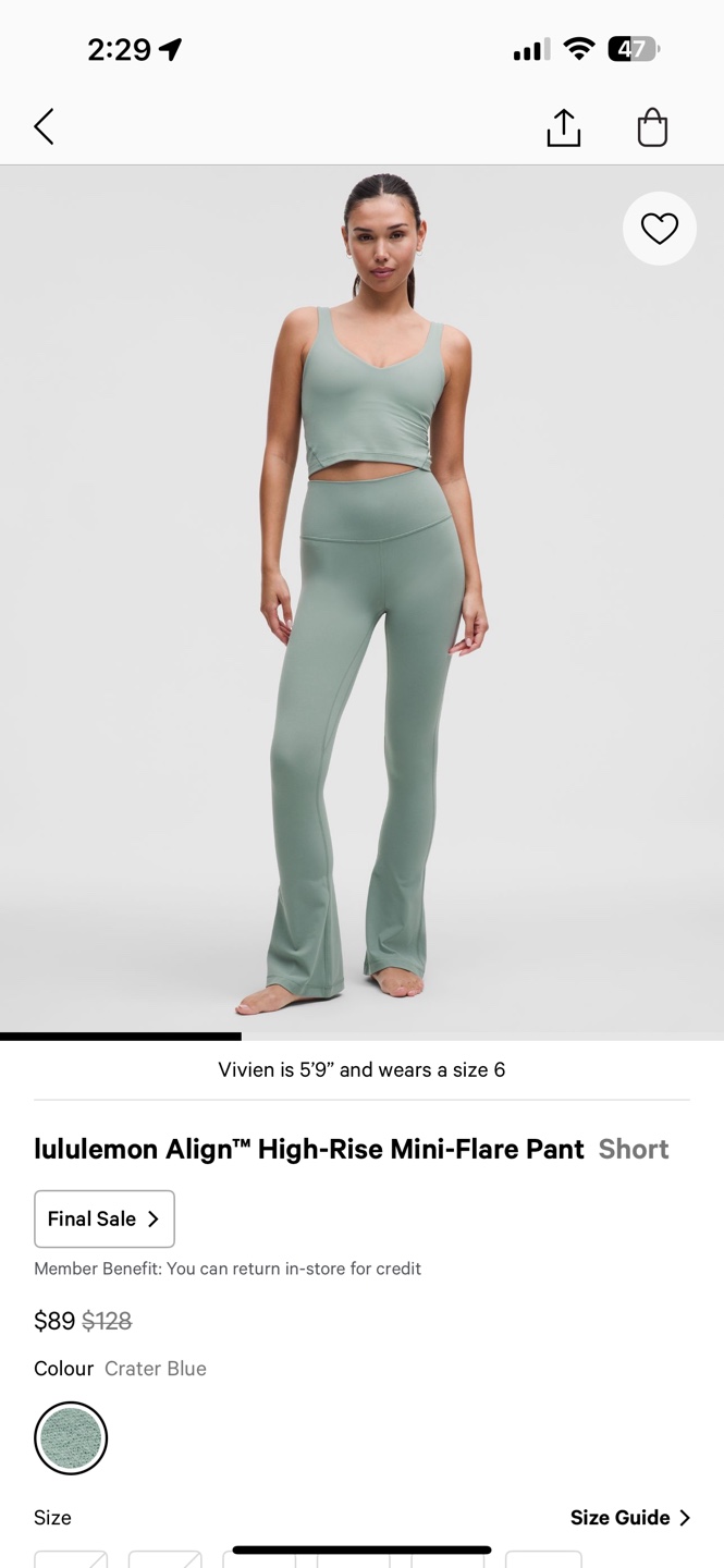 Lululemon Align HR Mini flare (short) - photo 3