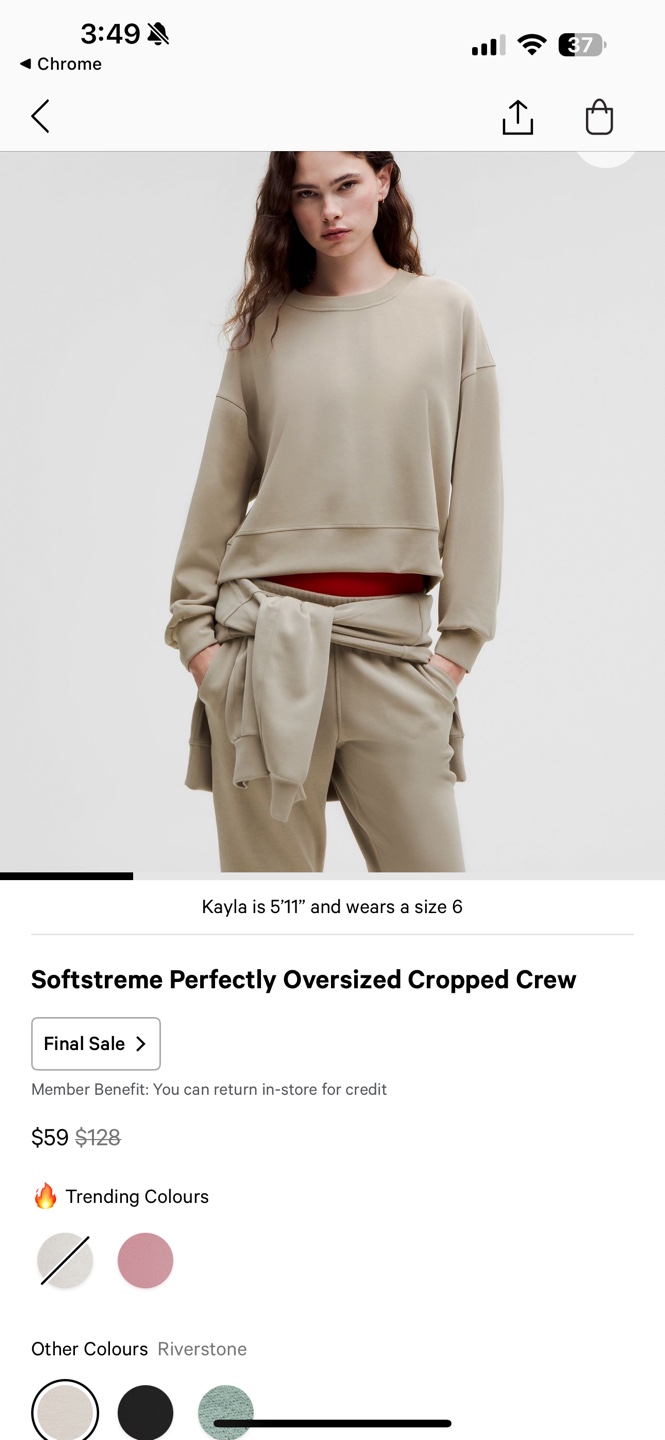 Softstreme Perfectly Oversized Cropped Crew - photo 2