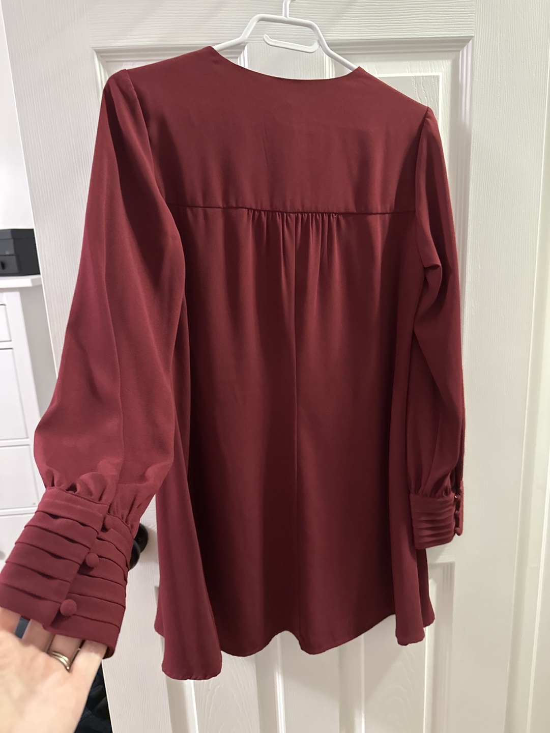 A New Day Burgundy Dress - photo 2