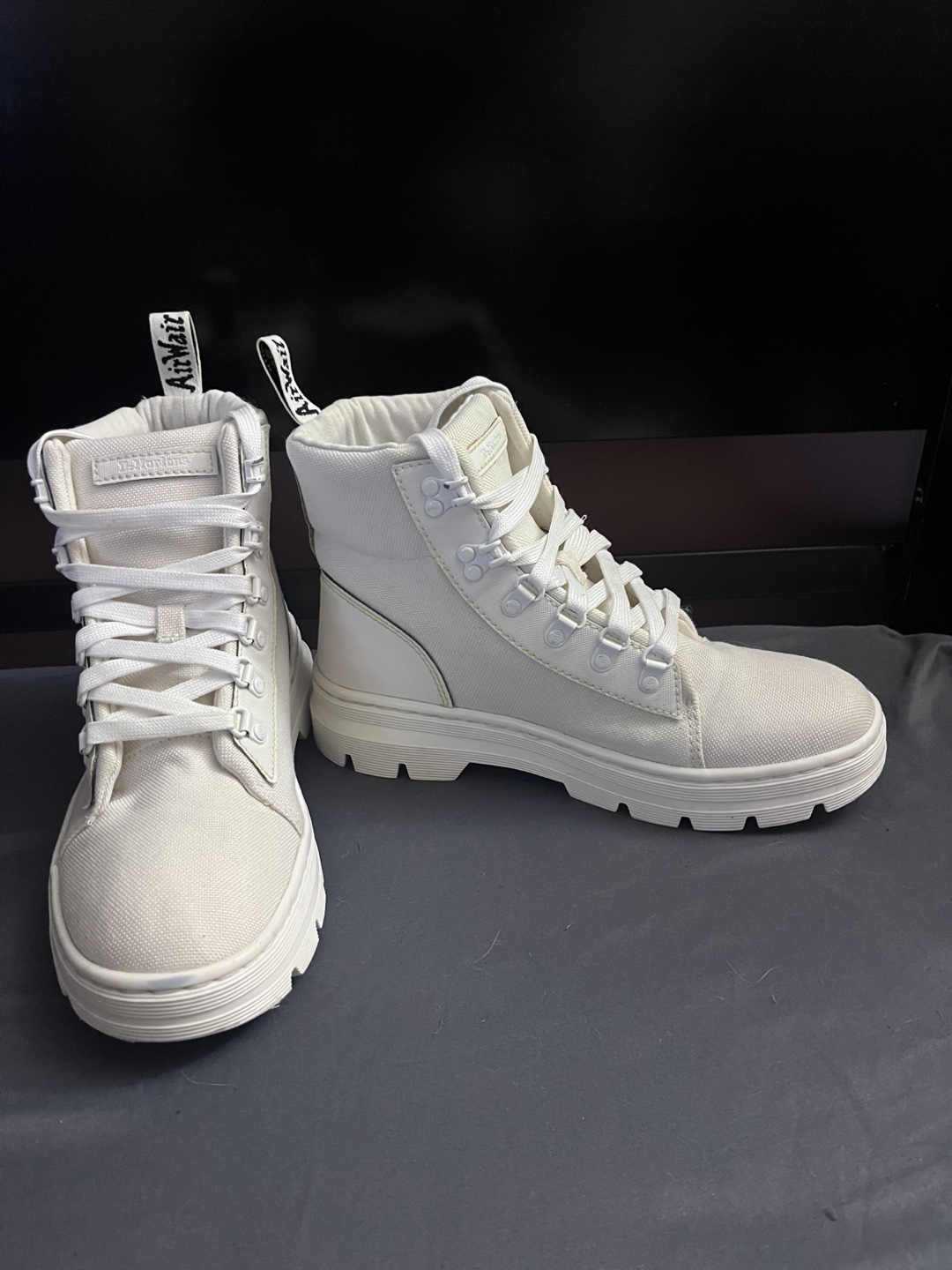 Dr. Martens AirWair White Canvas Boots - photo 2