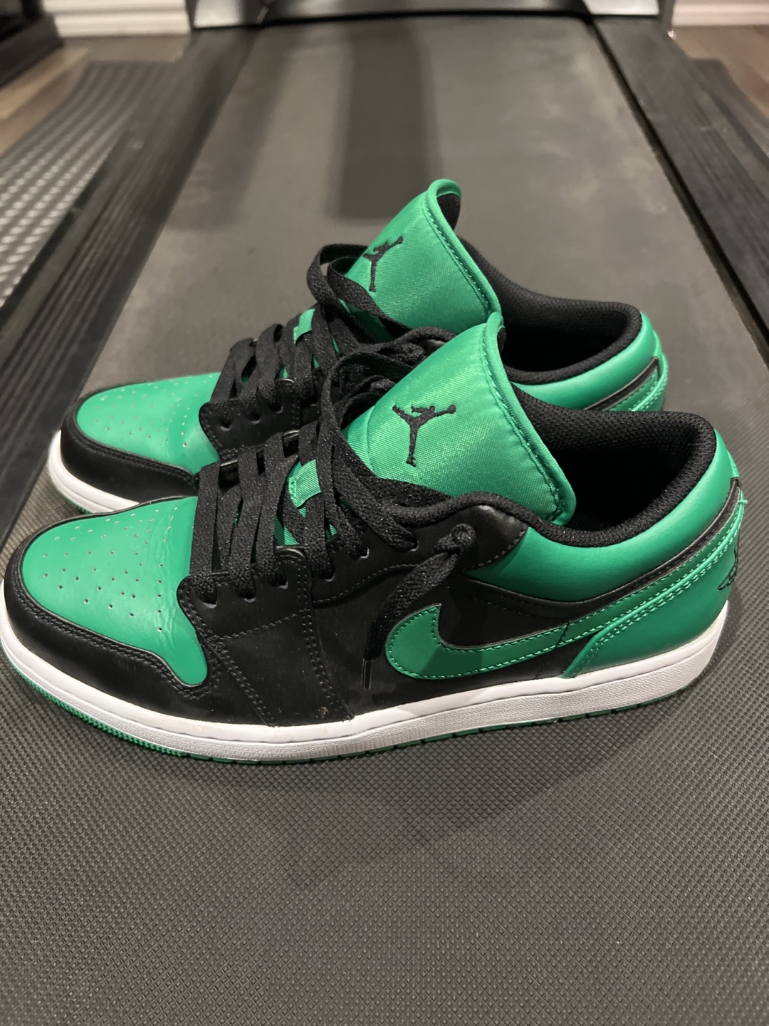 Nike Air Jordan 1 Low Green Black Sneakers - photo 3