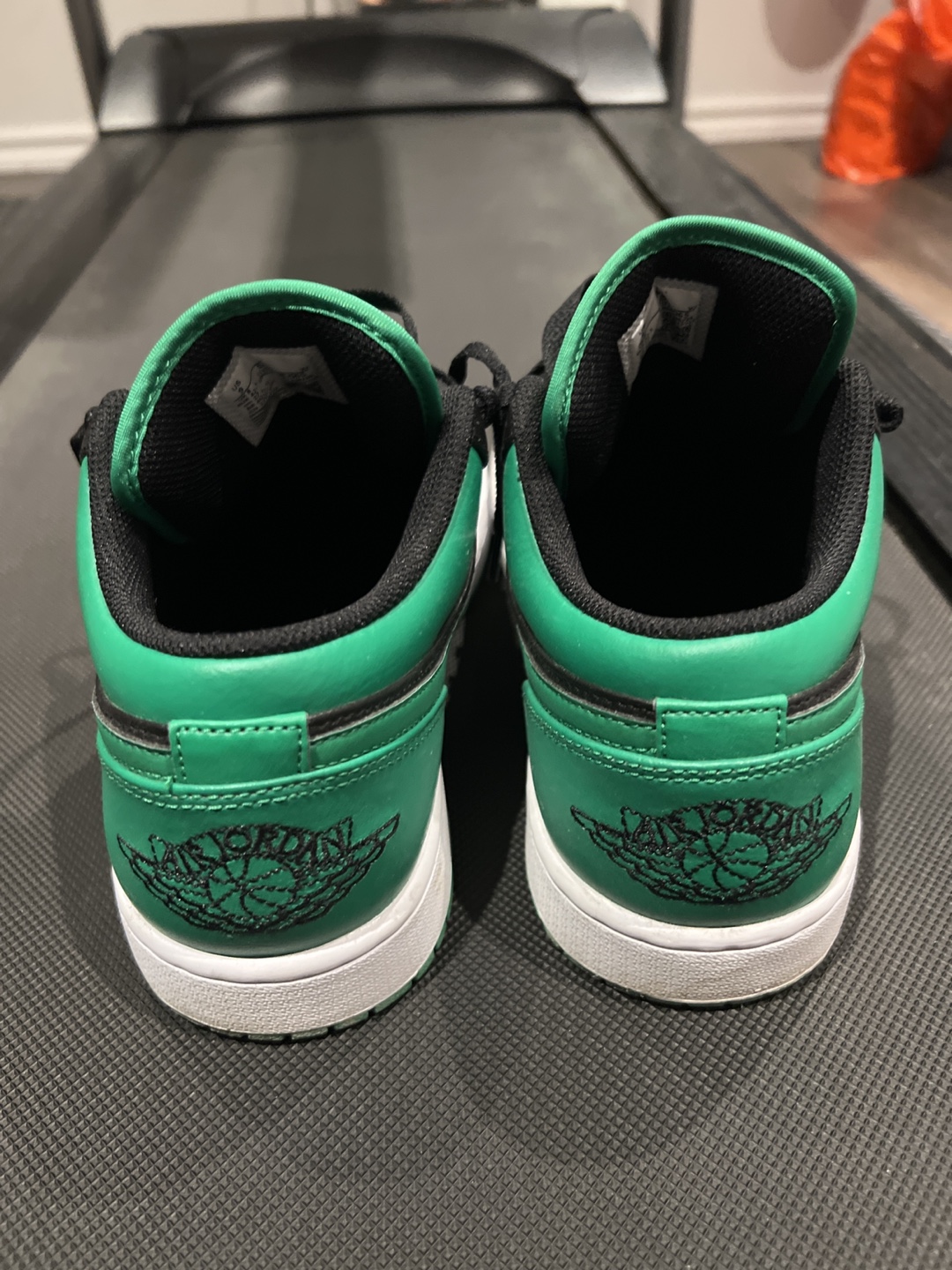 Nike Air Jordan 1 Low Green Black Sneakers - photo 2