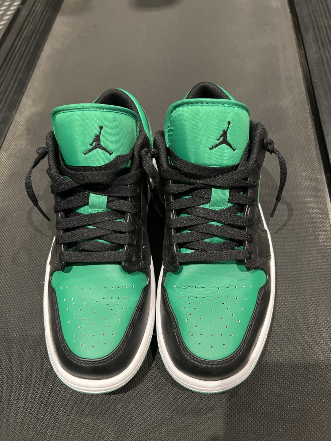 Nike Air Jordan 1 Low Green Black Sneakers