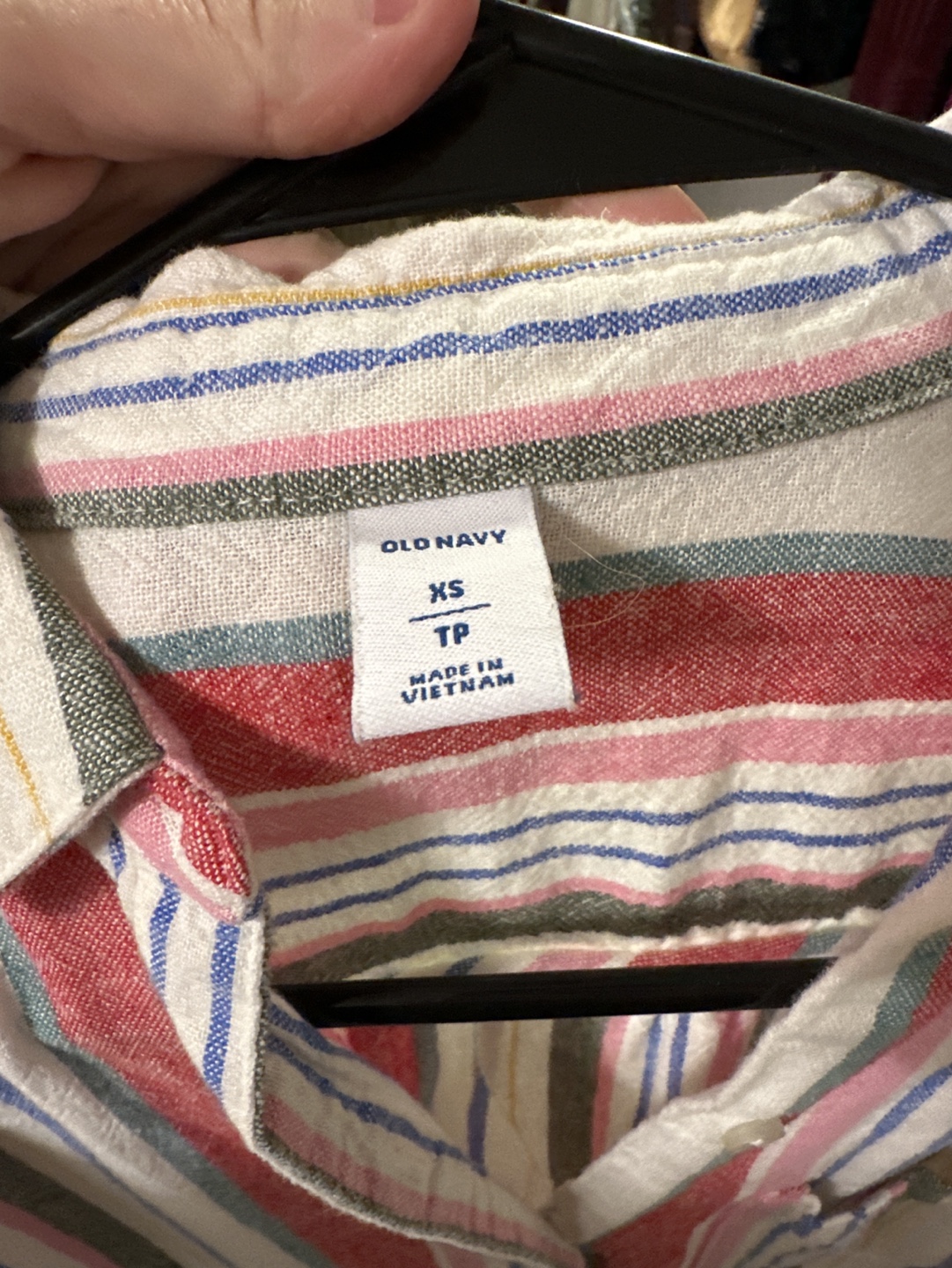 Old Navy Striped Button-Down Shirt Dress - photo 2