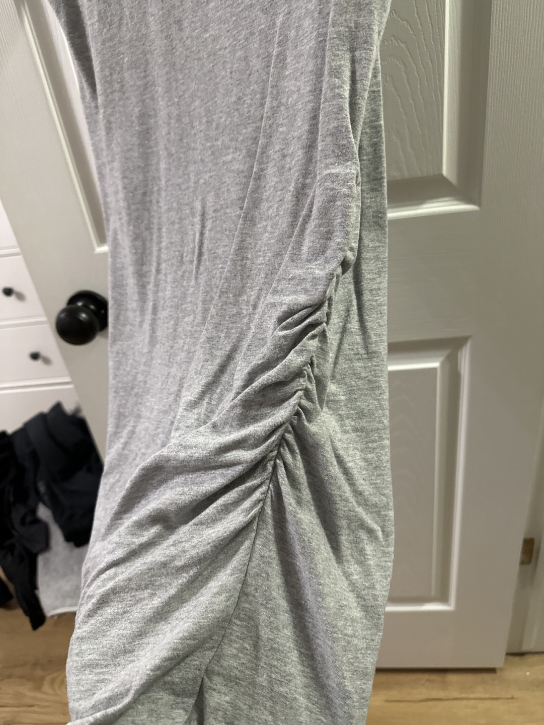 Grey Organic Cotton T-Shirt Dress - photo 3