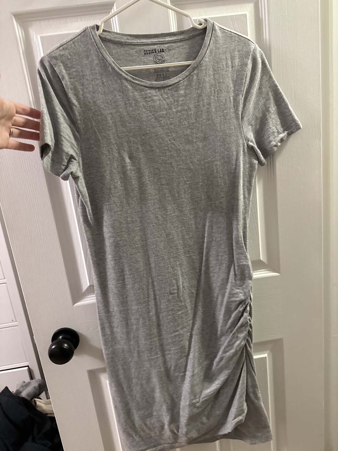 Grey Organic Cotton T-Shirt Dress