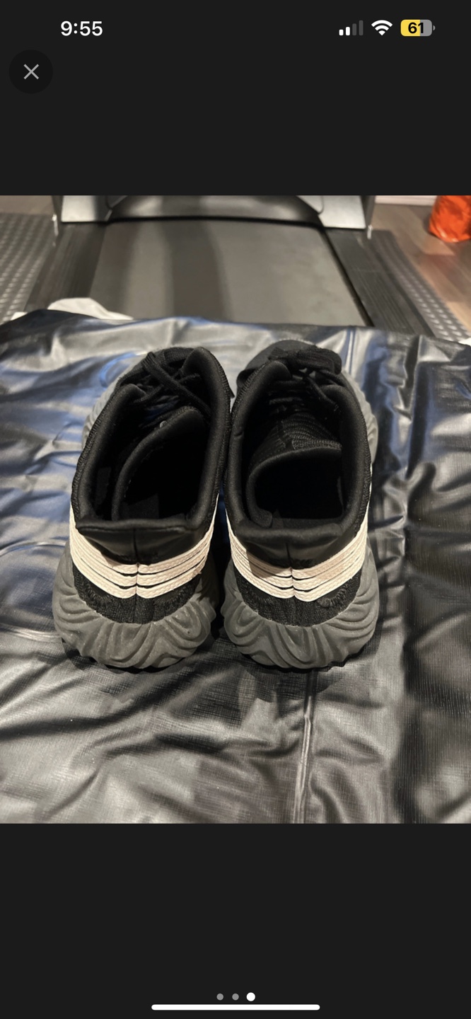 Adidas Black and Pink Running Shoes - photo 3