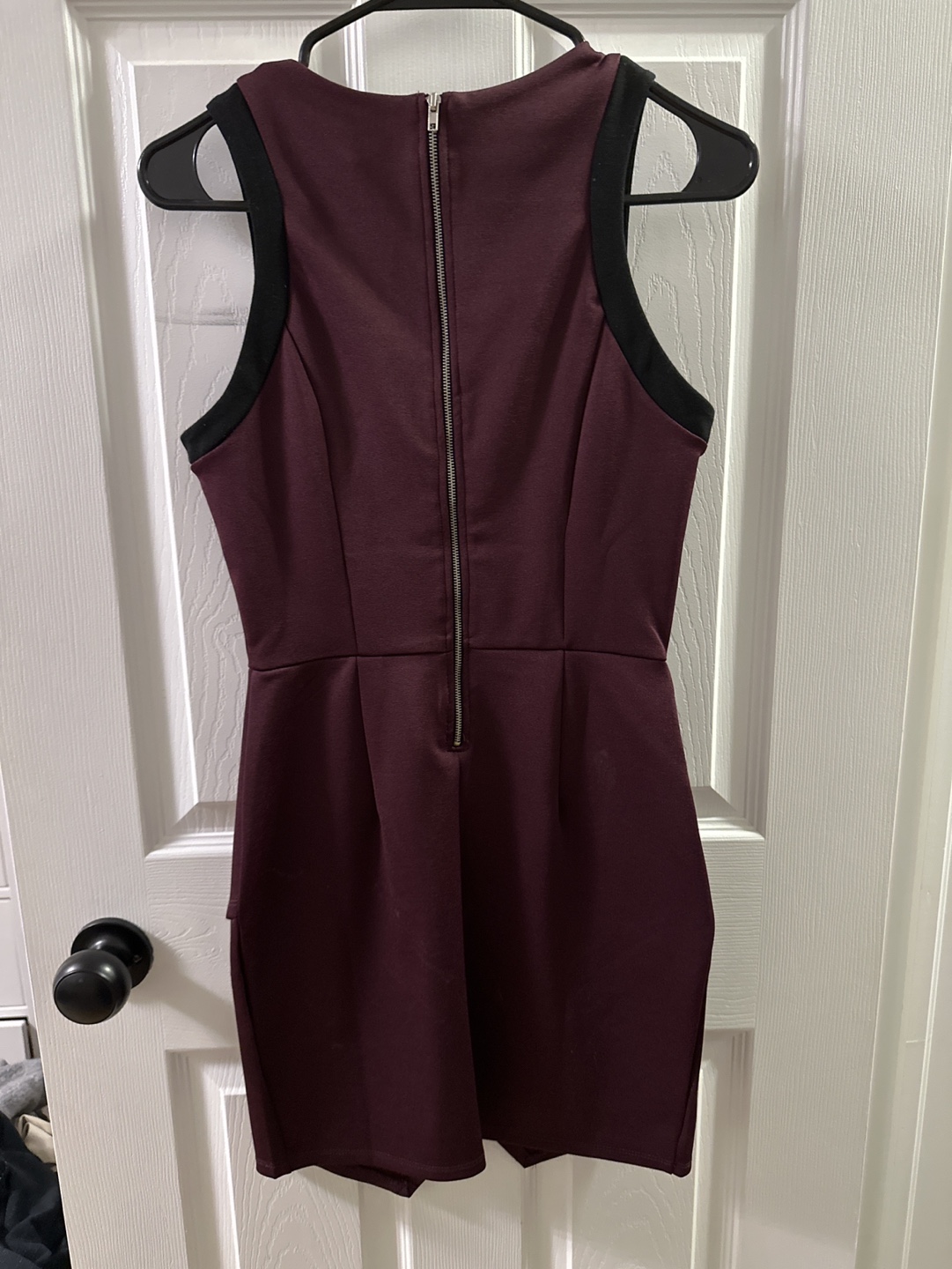 Burgundy Mini Dress - photo 2