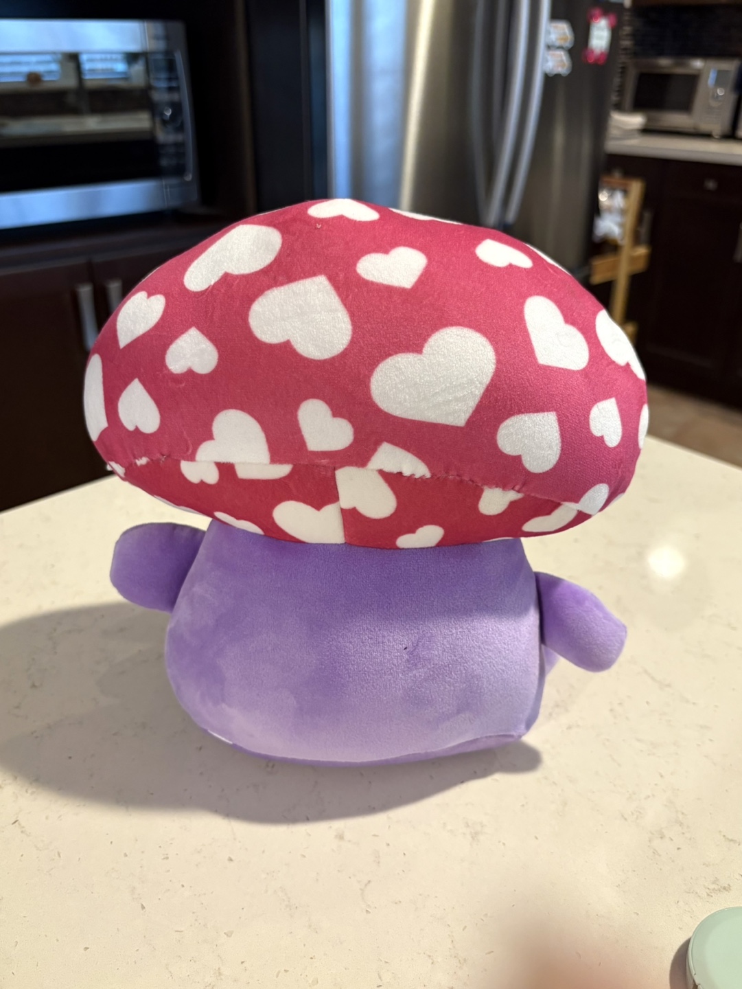 Squishmallow Valentine's Day Mushroom Plush and Keychain Set - photo 3