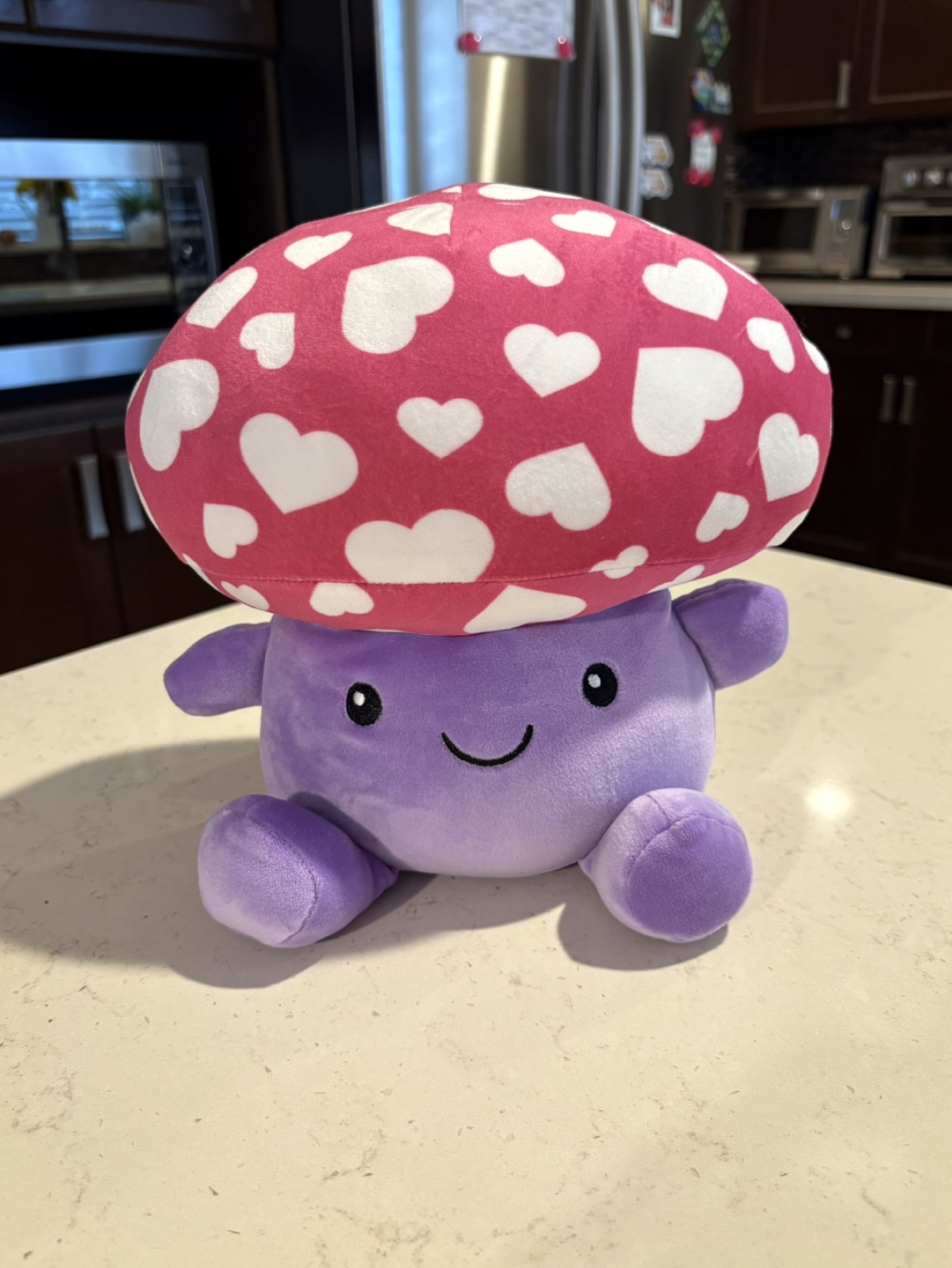 Squishmallow Valentine's Day Mushroom Plush and Keychain Set - photo 5