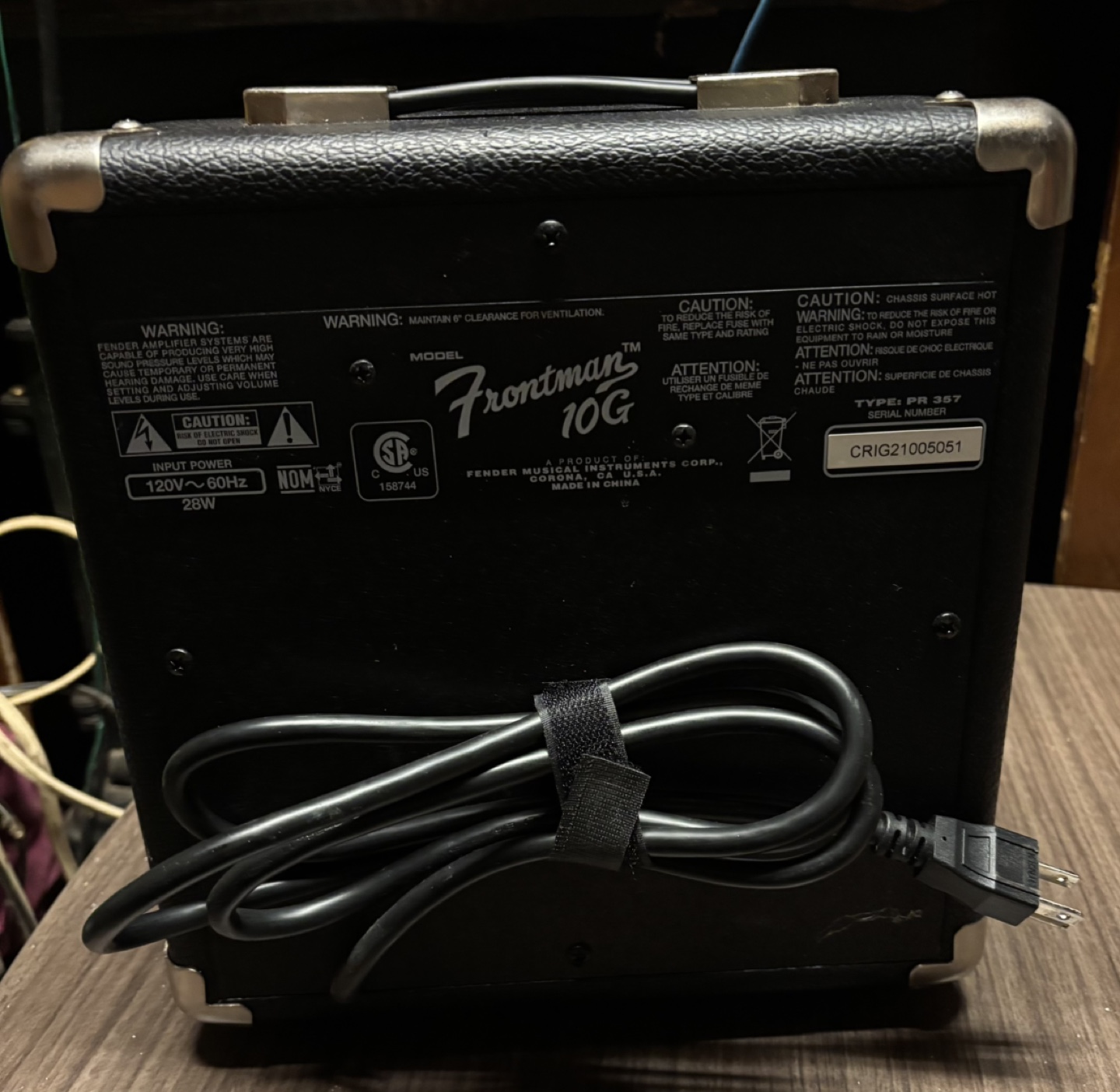 Fender Frontman 10G Guitar Amplifier - photo 2