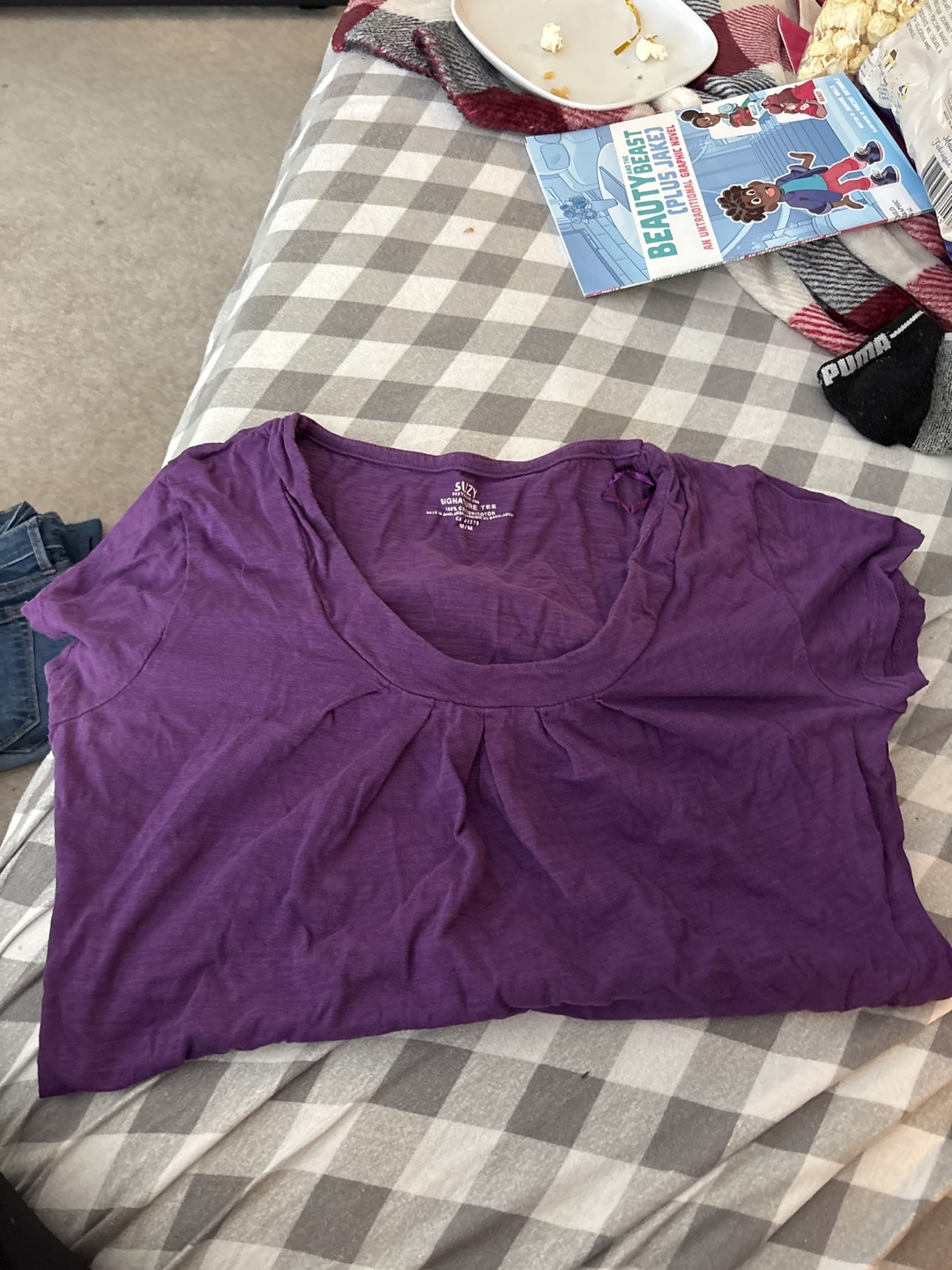Purple Suzy Shier Short Sleeve T-Shirt - photo 2