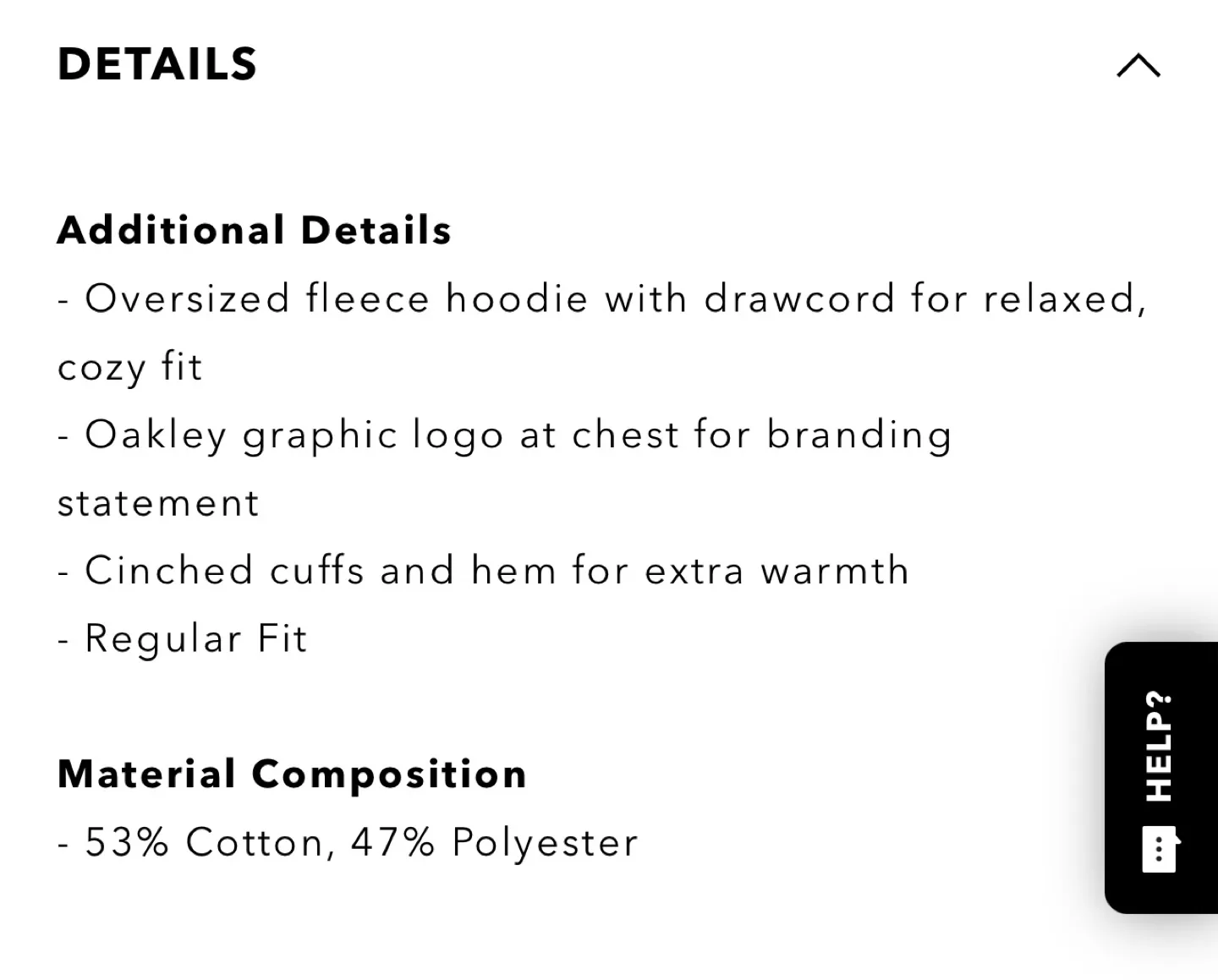 Oakley Seventy-Five Lunaformic  Hoodie - Size Medium image indicator(6)