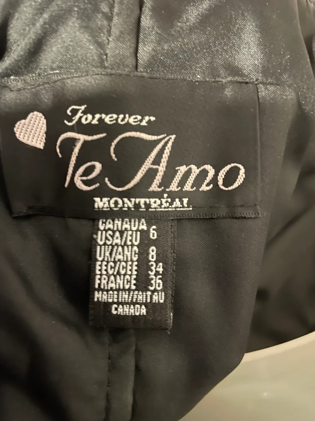 Pretty Black Shimmery long dress image indicator(3)