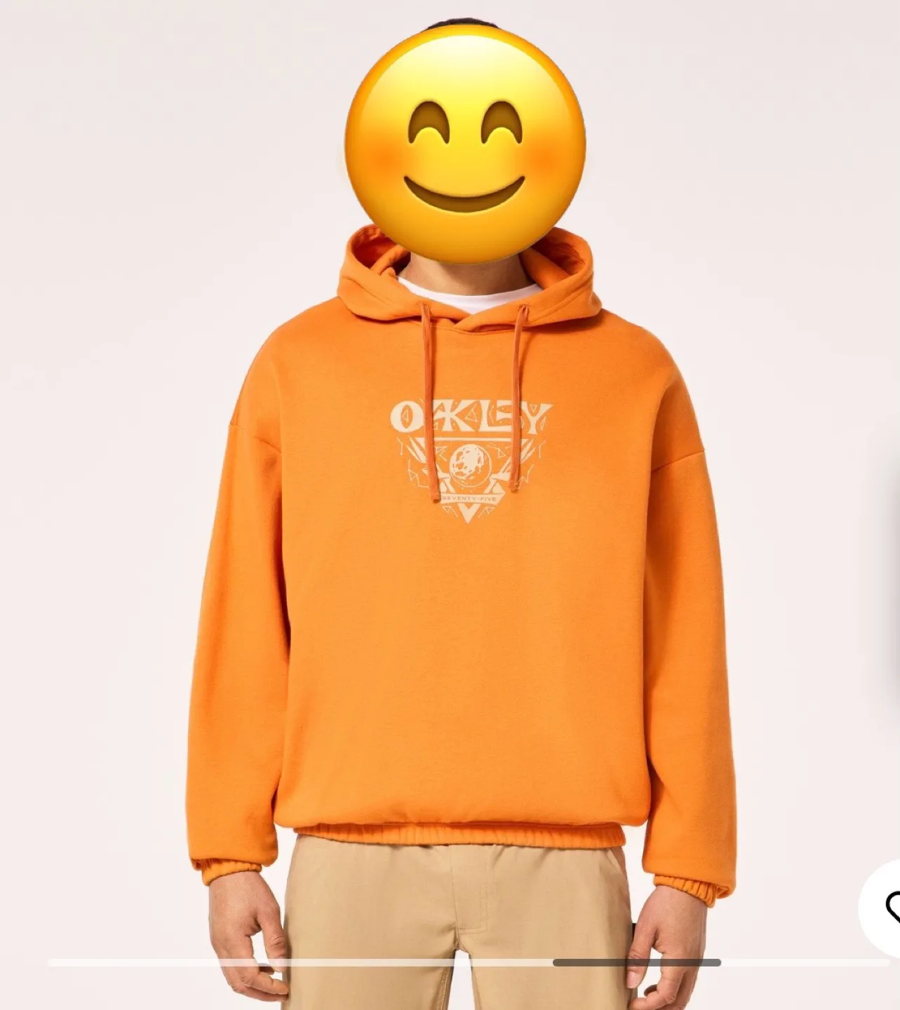 Oakley Men’s Lunaformic Hoodie - Burnt Orange image indicator(4)