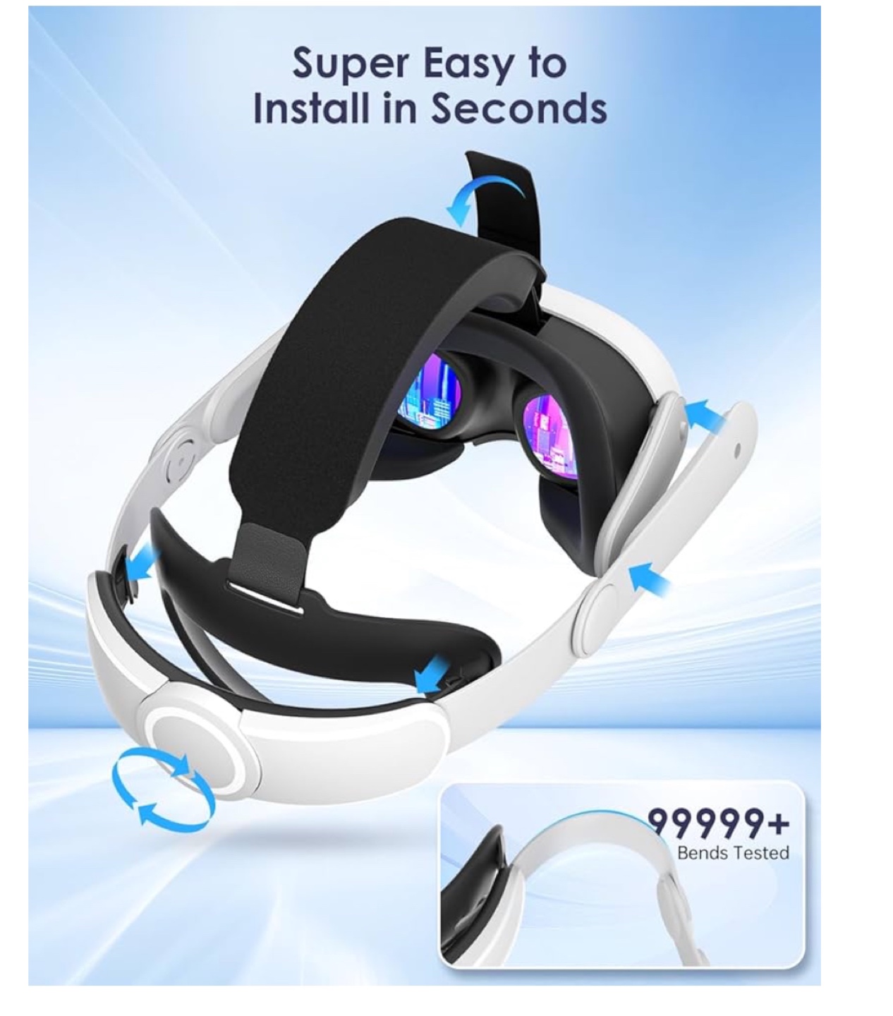 Meta Quest 3S 128GB VR Headset with Elite Strap and Accessories - photo 3