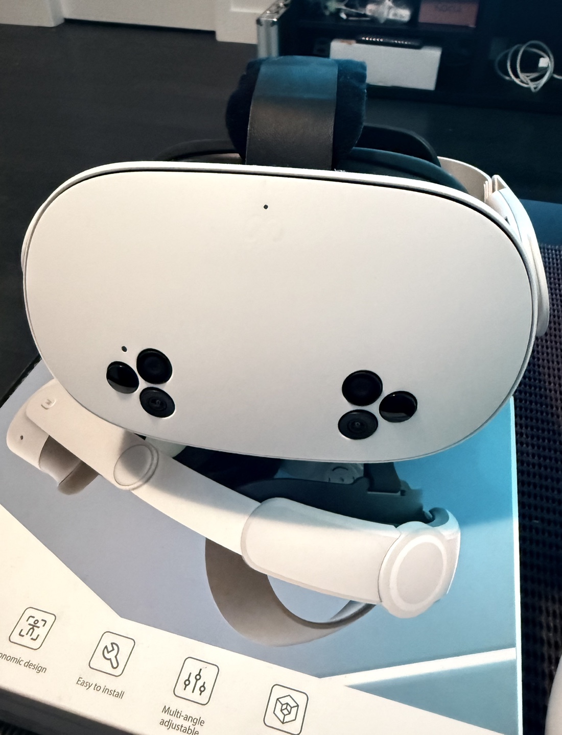Meta Quest 3S 128GB VR Headset with Elite Strap and Accessories