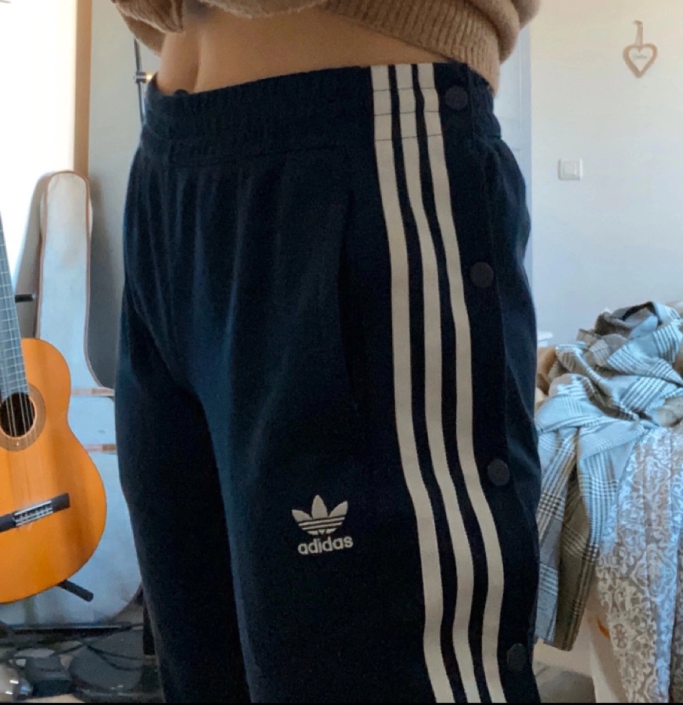 Adidas Women's Navy Blue Zip-Up Hoodie and Track Pants Set - photo 4