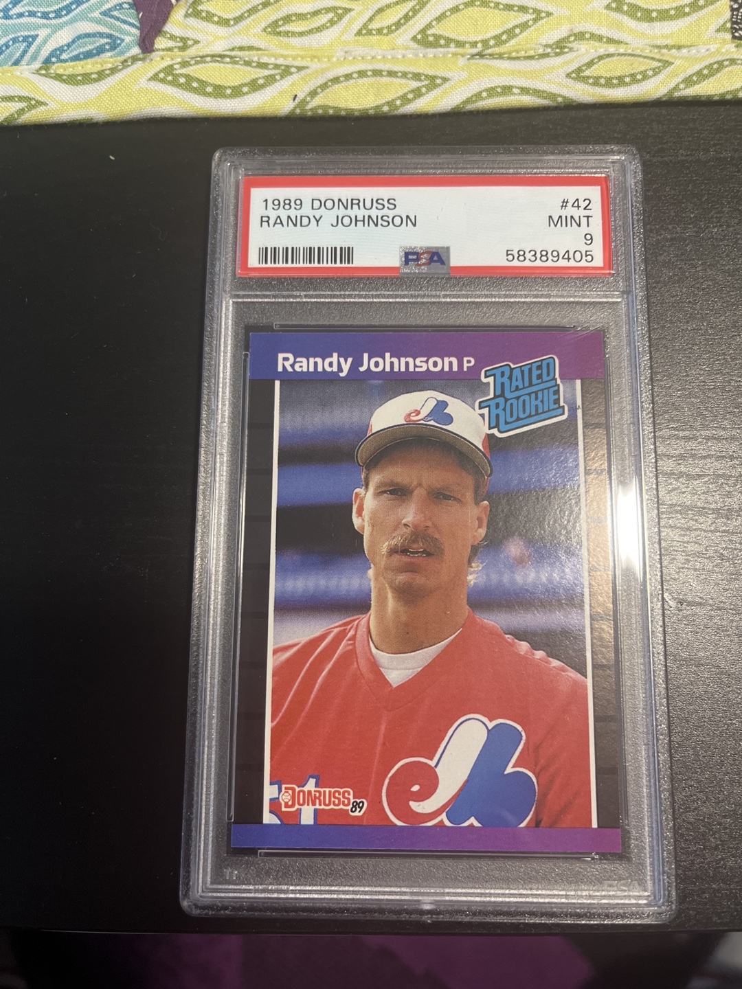 1989 Donruss Randy Johnson Rookie Card #42 PSA 9