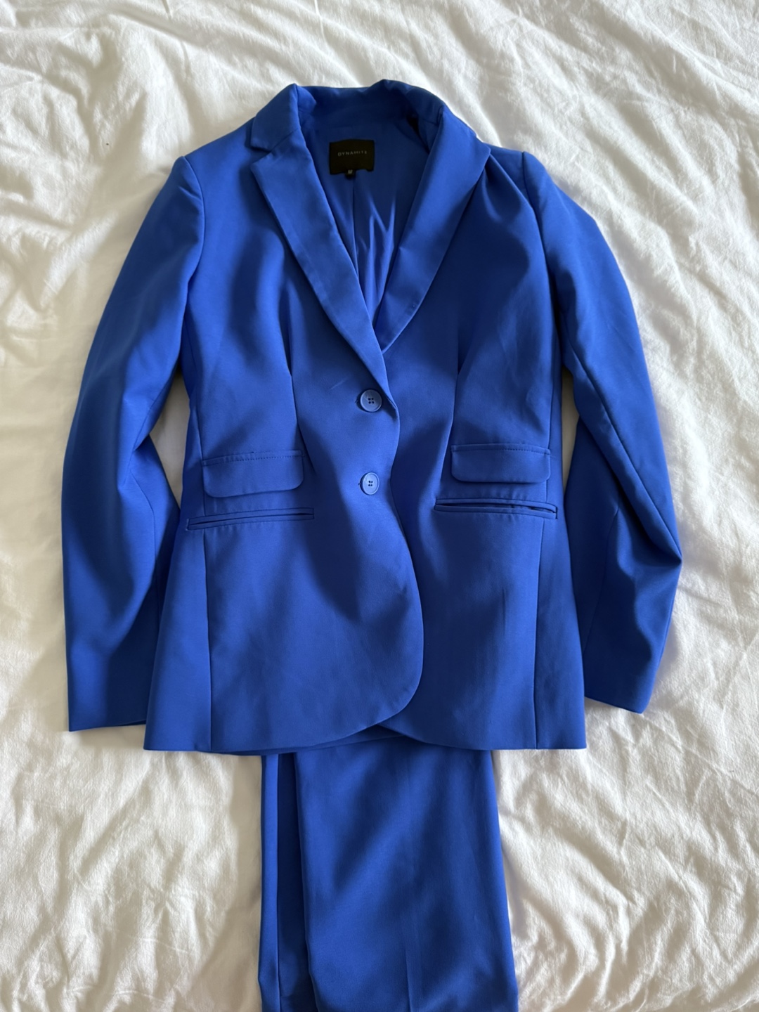 Dynamite Cobalt Blue Blazer and Pant Set - photo 4
