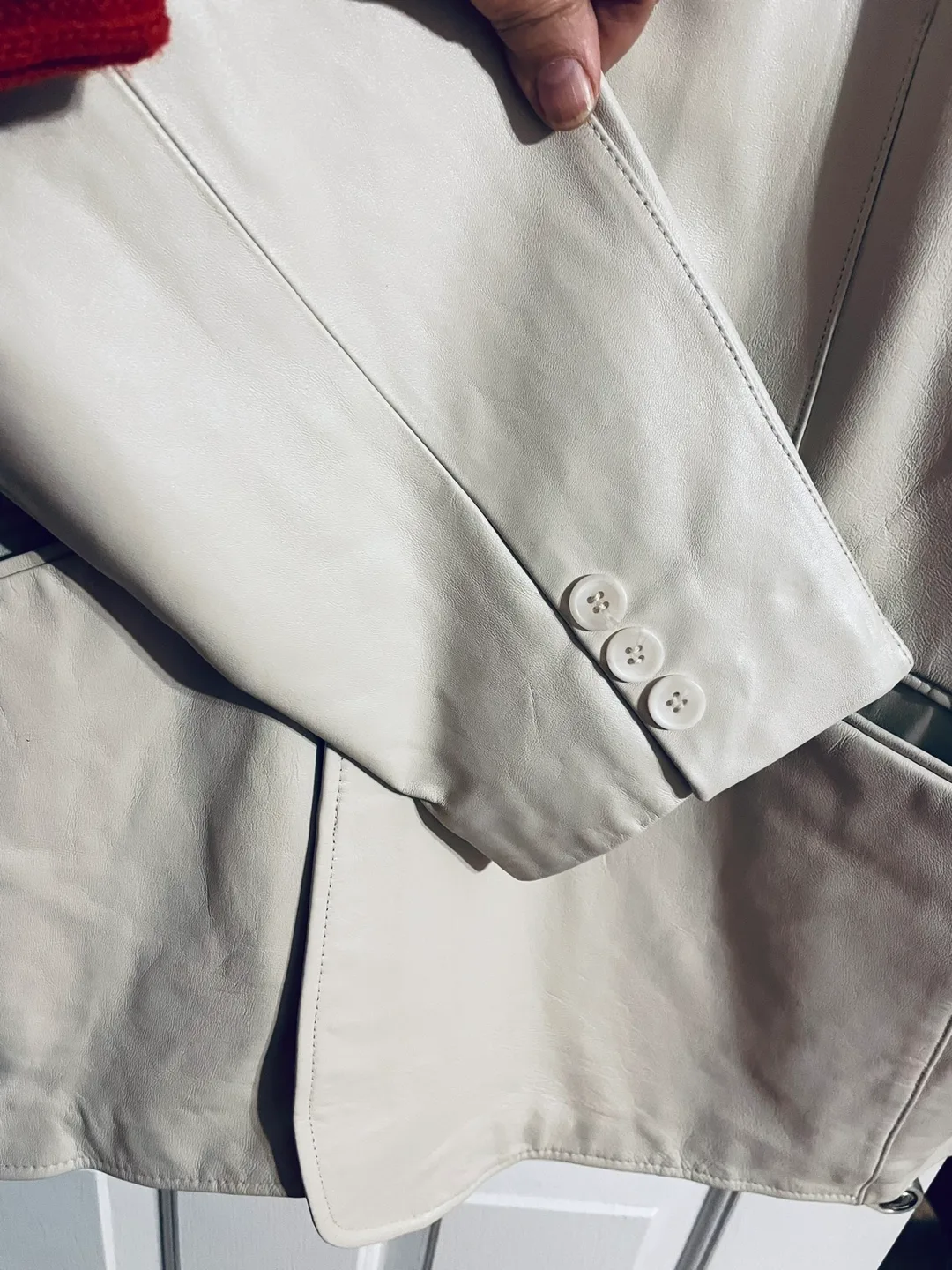 Stylish, Genuine Leather blazer image indicator(6)