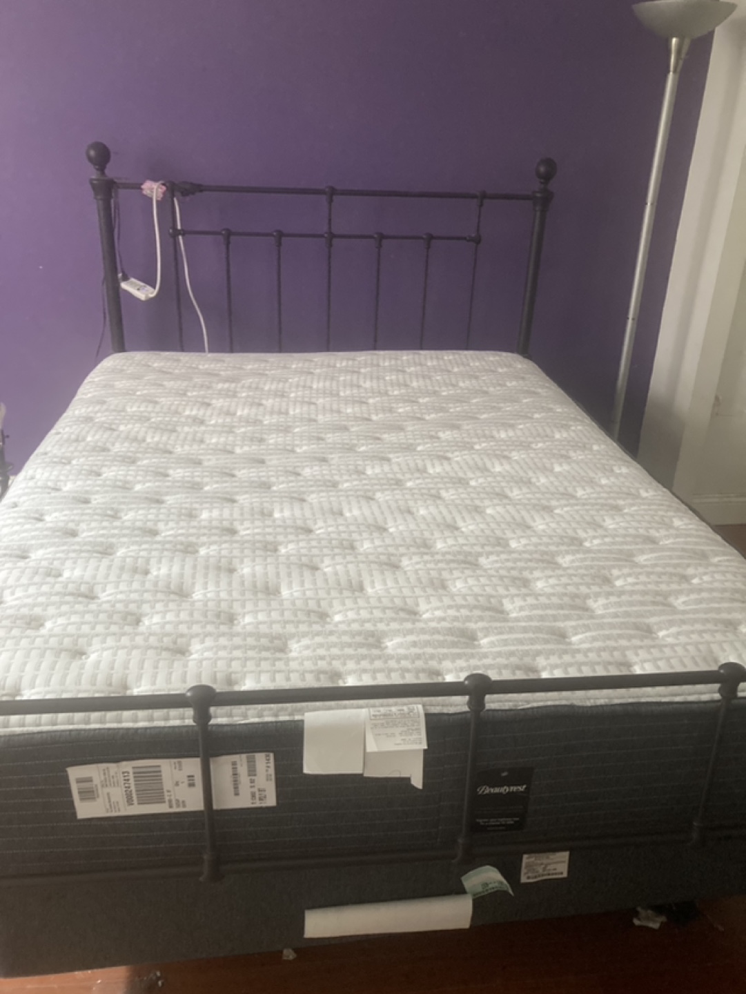 Beauty Rest Queen mattress, box, frame