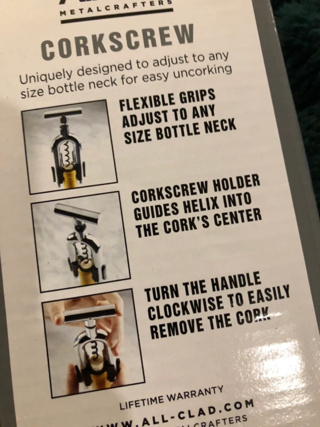 All-Clad Metalcrafters Corkscrew - New in Box image indicator(3)
