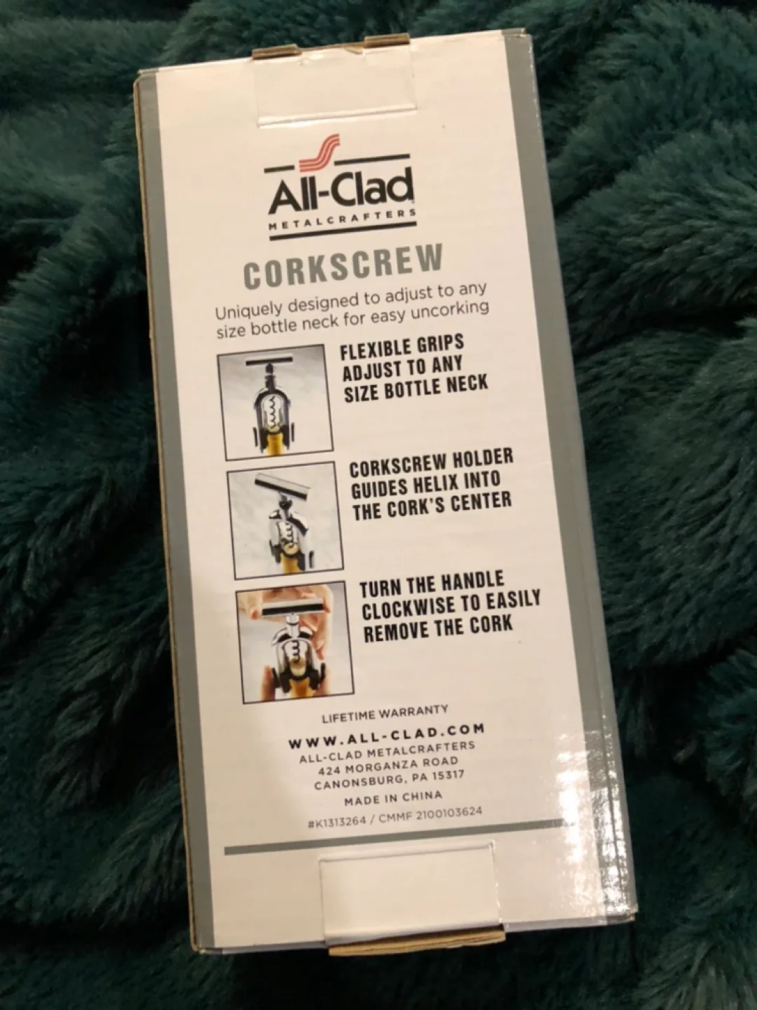 All-Clad Metalcrafters Corkscrew - New in Box image indicator(2)