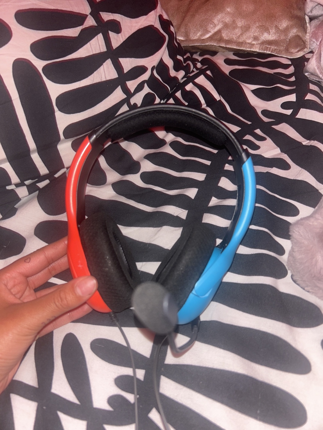Gaming Headset - Red and Blue