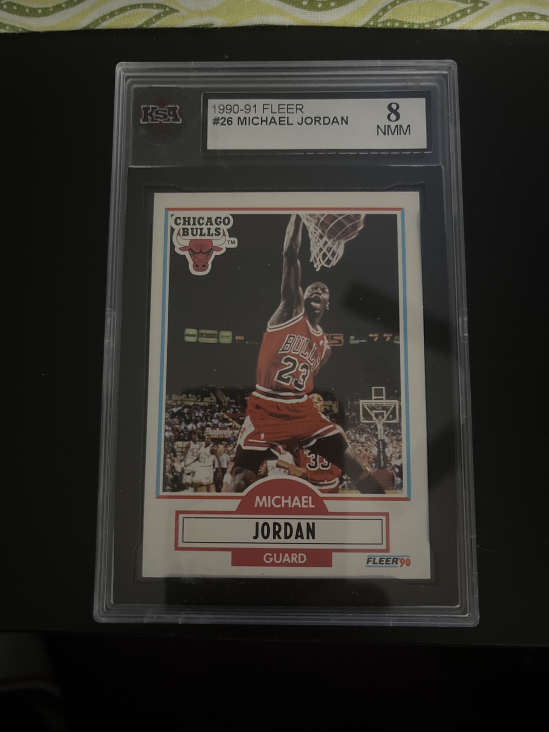 1990-91 Fleer Michael Jordan #26  Graded 8 NMM