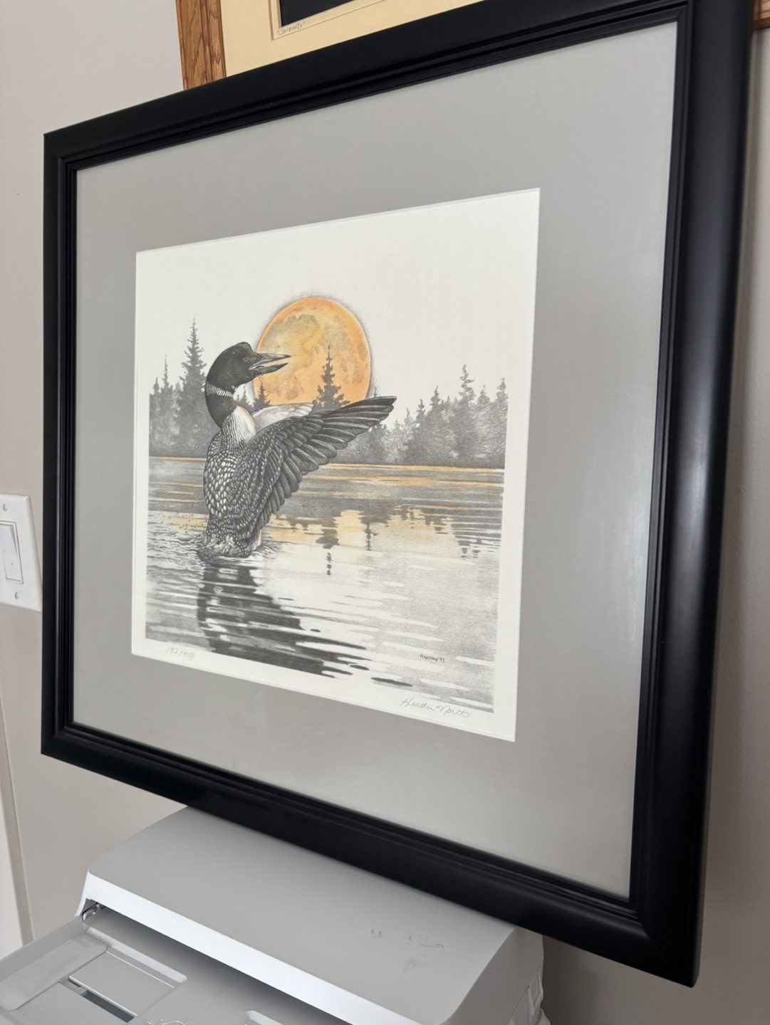 Heather North Loon Print - Moon Trilogy
