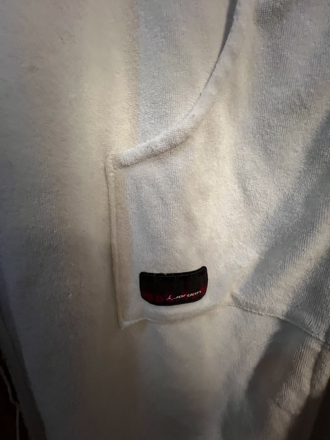 Jordan Brand Vintage  White Sleeveless Hoodie Zip-Upize XL - photo 5