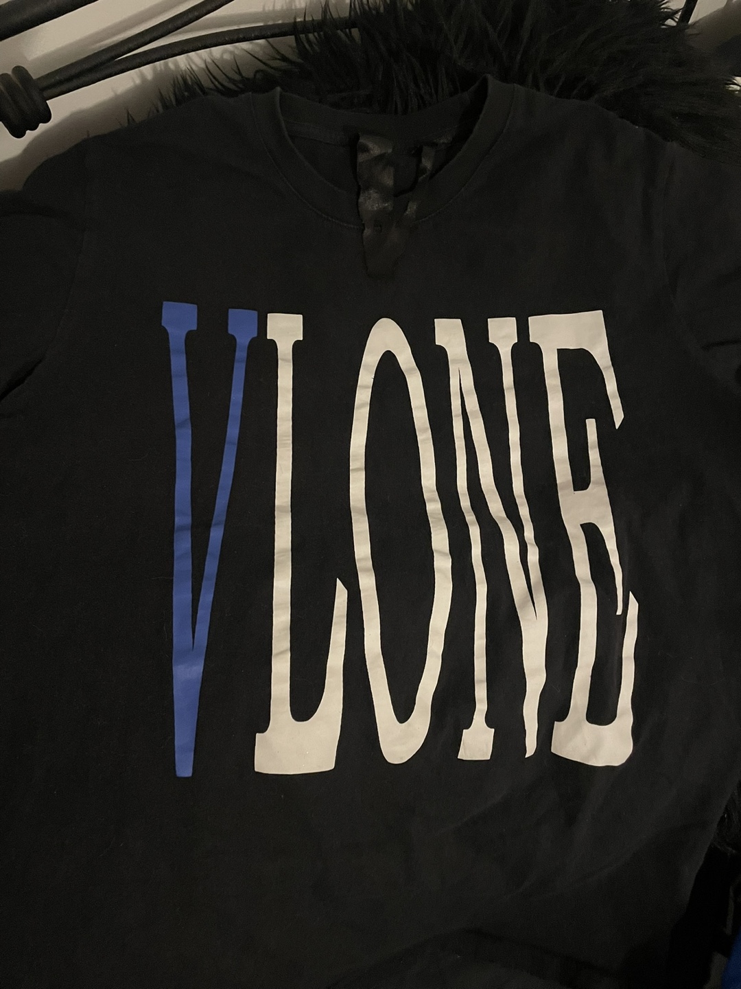 Vlone Snake Tee Black/Blue - photo 2