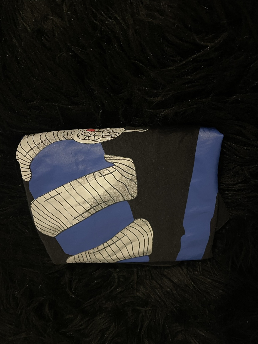 Vlone Snake Tee Black/Blue - photo 4