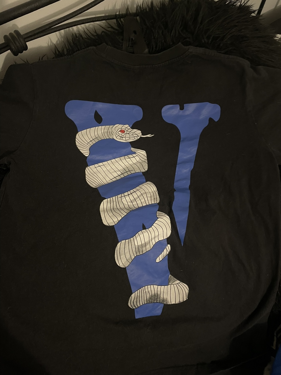Vlone Snake Tee Black/Blue