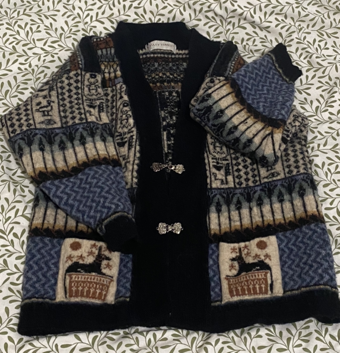 Vintage Knit Cardigan Sweater