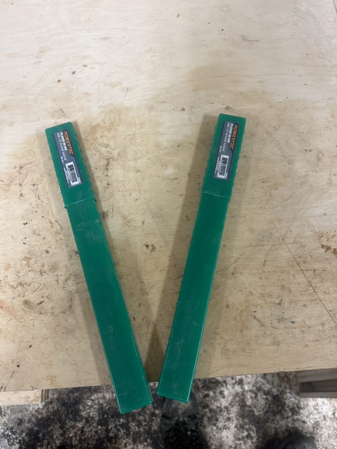 One Set in Stock of Powertec Planer Blades - photo 2