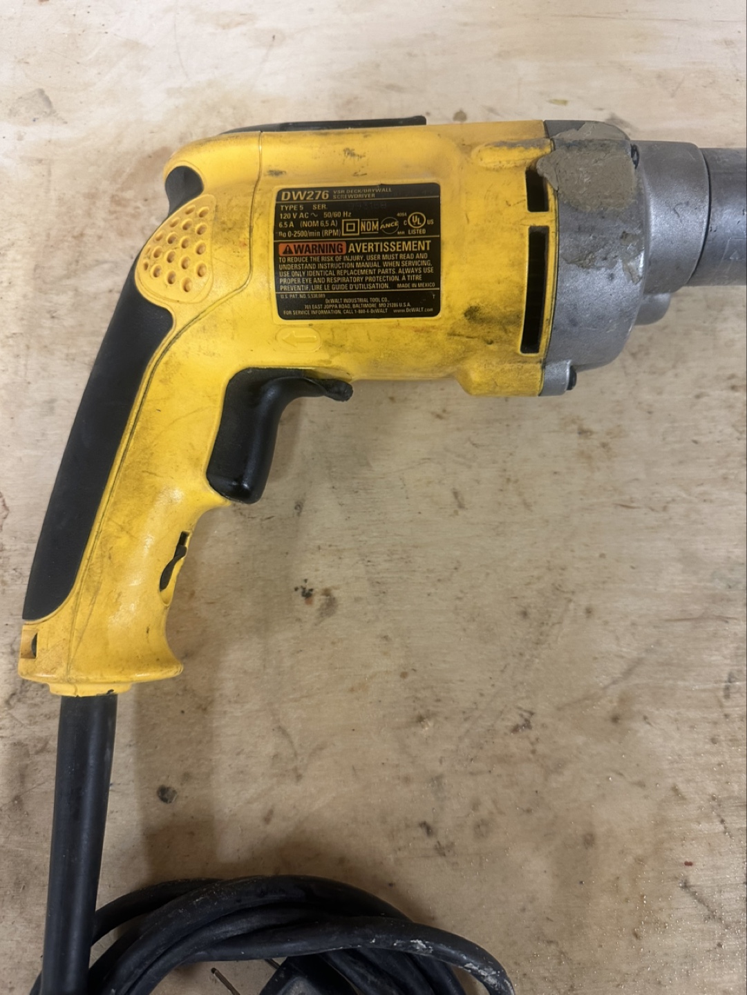 DEWALT DW276 120V Corded Drill - photo 2
