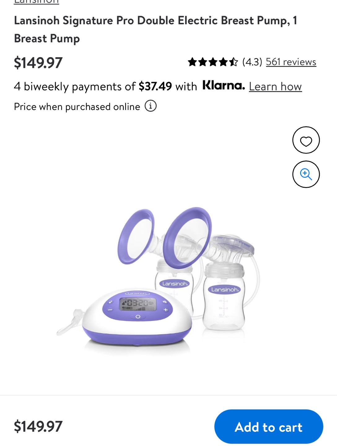 Lansinoh Signature Pro Double Electric Breast Pump