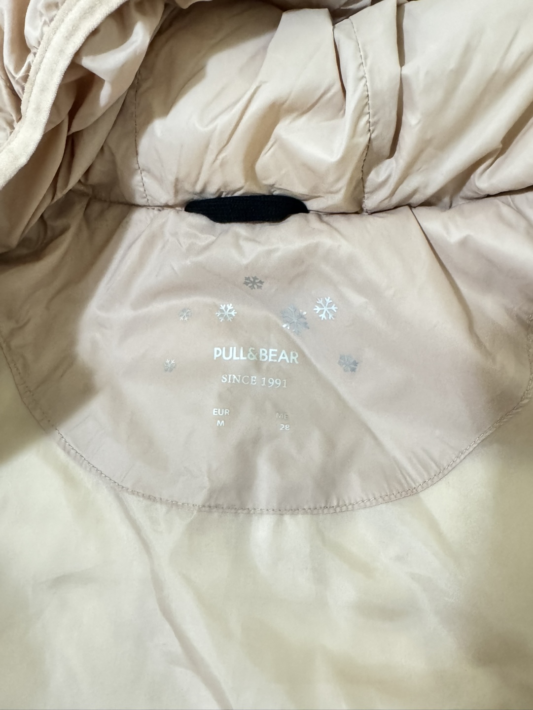 Pull&Bear Pink Puffer Jacket - Size Medium - photo 3