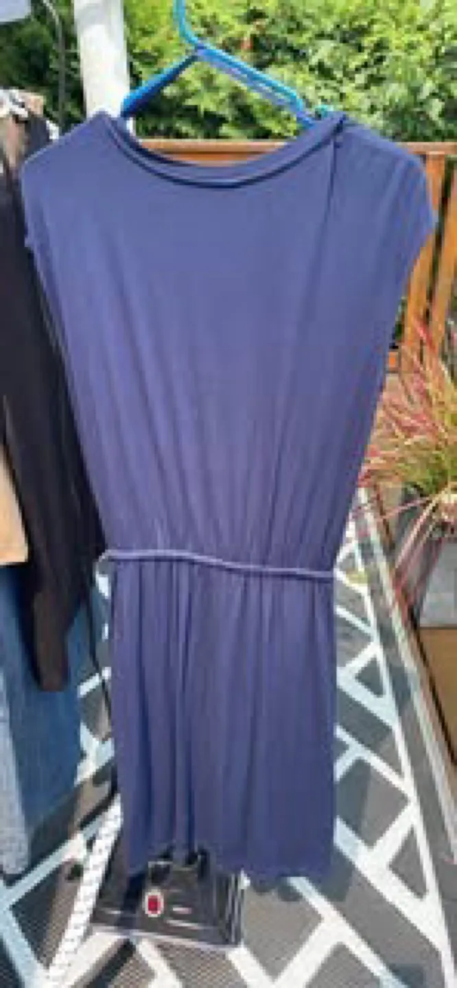 Banana Republic Navy Blue Mini Dress Size Small thumbnail