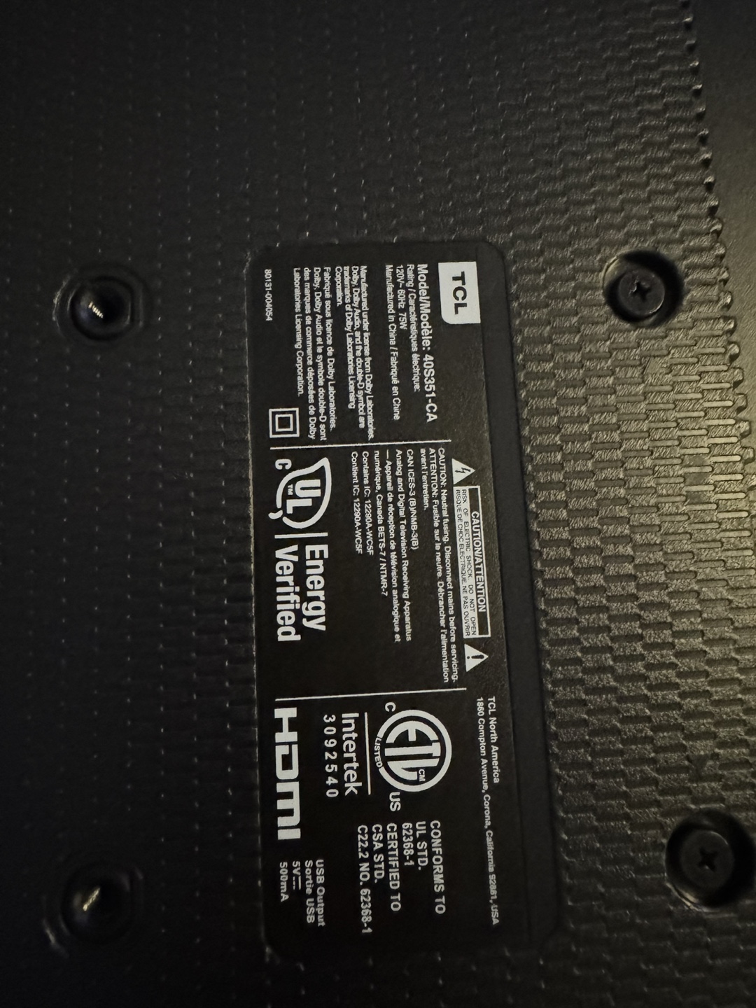 TCL 40 inch roku Smart TV - photo 4
