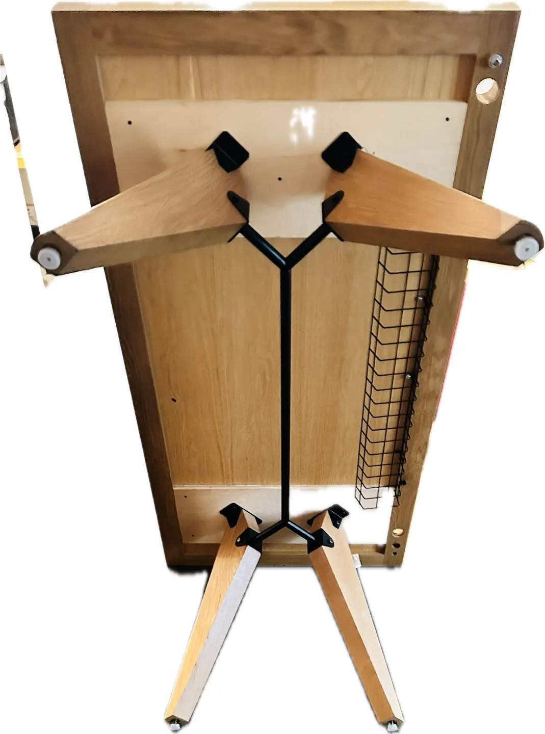 Mid-Century Modern Writing Desk with Cable Management image indicator(8)